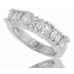 1.35 Ct. TW Round and Baguette Diamond Wedding Band
